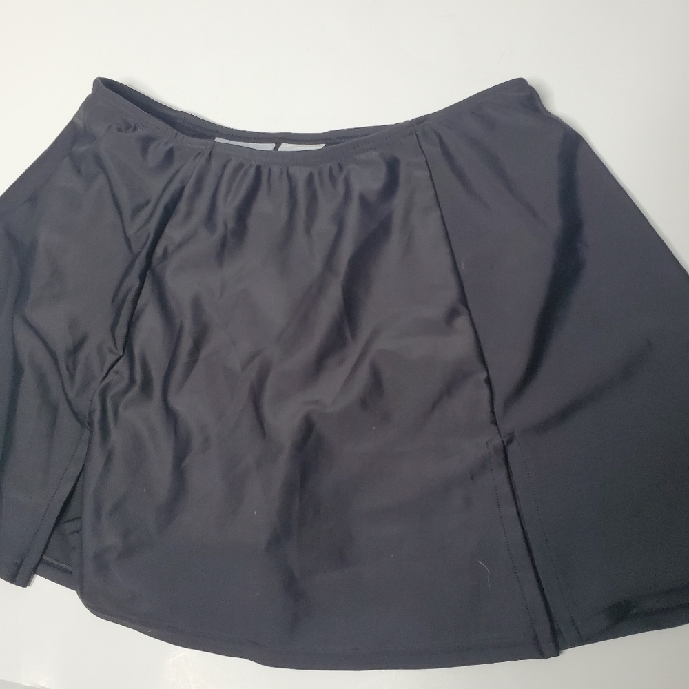Blair || Black Swim Bottom Skirt